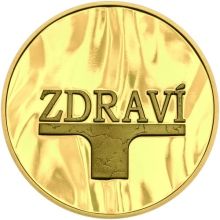 Ryzí přání ZDRAVÍ - velká zlatá medaile 1 Oz